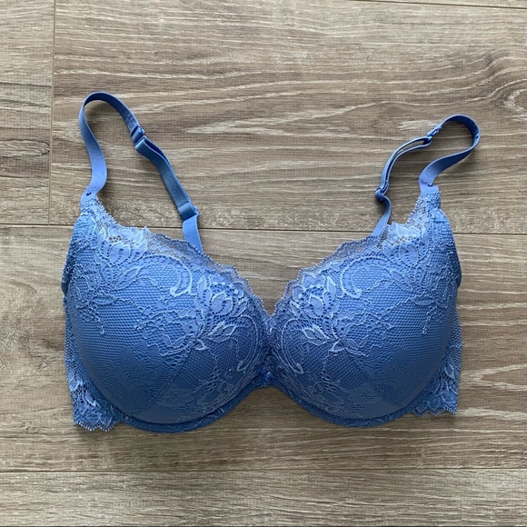La Senza Blue Lace Push-up Bra - Picture 1 of 3